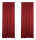 HOME WOHNIDEEN John 2Er Set 175 x 135 cm 2x Verdunklungsschal inkl. 1x Bügelband Beere