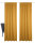 HOME WOHNIDEEN John 2Er Set 145 x 135 cm 2x Verdunklungsschal inkl. 1x Bügelband Curry