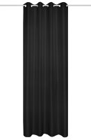 Home Basics Atlantik 235 x 140 cm 1x Fertigschal Schwarz
