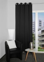 Home Basics Atlantik 235 x 140 cm 1x Fertigschal Schwarz