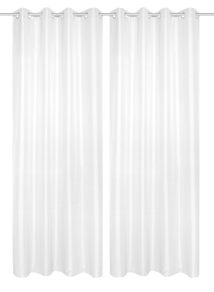 Home Basics Atlantik 2Er Set 235 x 140 cm 2x Fertigschal Weiß