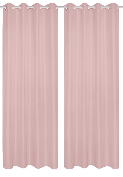 Home Basics Atlantik 2Er Set 235 x 140 cm 2x Fertigschal Altrose