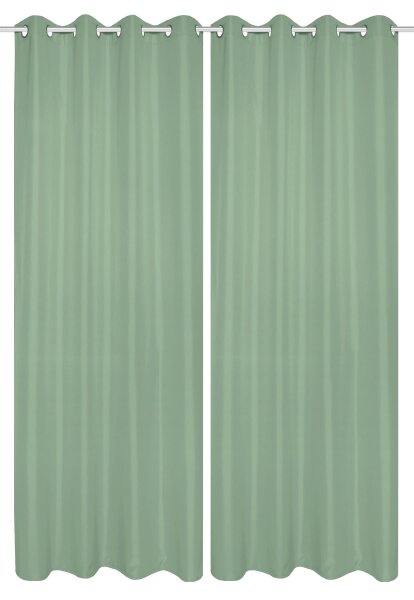 Home Basics Atlantik 2Er Set 235 x 140 cm 2x Fertigschal Mint