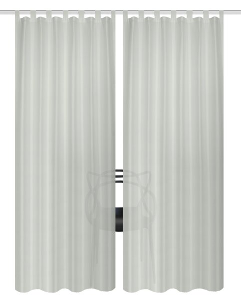 Home Basics Fersken 245 x 130 cm 1x Fertigschal Grau