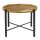 soma Beistelltisch ø55cm Couchtisch rund Wohnzimmer Tisch Sioux Metall Gestell tabacco - schwarz