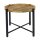 soma Beistelltisch ø55cm Couchtisch rund Wohnzimmer Tisch Sioux Metall Gestell tabacco - schwarz