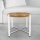soma Beistelltisch ø55cm Couchtisch rund Wohnzimmer Tisch Sioux Metall Gestell tabacco - white