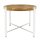 soma Beistelltisch ø55cm Couchtisch rund Wohnzimmer Tisch Sioux Metall Gestell tabacco - white