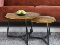 soma Couchtisch 2er Set achteckig Beistelltisch Satztisch...