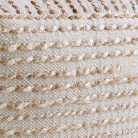 soma Sitzhocker Jute 45x45x45cm Sitzpouf quadratisch Deko Hocker natur Jutehocker Bodenkissen Fußhocker Dekoartikel Geschenke Deko