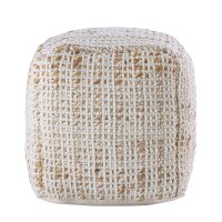 soma Sitzpouf quadratisch Sitzhocker Jute 40x40x40cm Deko Hocker natur Jutehocker Bodenkissen Fußhocker Dekoartikel Geschenke Deko