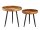 soma Beistelltisch Holz rund ø 40 o. 50cm 2. Wahl Vancouver Couchtisch Wohnzimmer Tisch Beine schwarz mat Durchmesser 50 - Höhe 48 cm