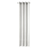 Gerster Ösenschal, uni crash 145 cm x 245 cm, creme