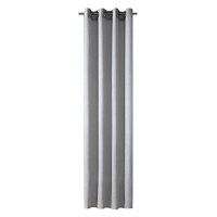 Gerster Ösenschal, uni crash 145 cm x 245 cm, grau
