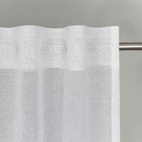 Gerster Schlaufenschal verd., bestickt 145 cm x 245 cm, offwhite