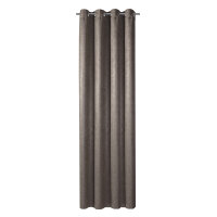 Gerster Öseschal geprägt 145 cm x 245 cm, taupe