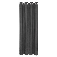 Gerster Ösenschal uni, Thermo Blackout 145 cm x 245...