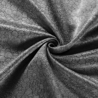 Gerster Ösenschal geprägt 145 cm x 245 cm, grau