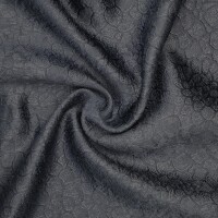 Gerster Ösenschal geprägt 145 cm x 245 cm, grau