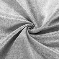 Gerster Ösenschal geprägt 145 cm x 245 cm, silber
