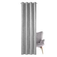 Gerster Ösenschal geprägt 145 cm x 245 cm, silber