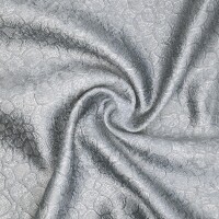 Gerster Ösenschal geprägt 145 cm x 245 cm, silber