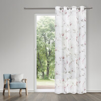 Gerster Ösenschal Druck, Blumen 145 cm x 245 cm,...