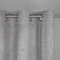 Gerster Ösenschal geprägt "Struktur" 140 cm x 245 cm, grau