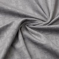 Gerster Ösenschal geprägt "Struktur" 140 cm x 245 cm, grau