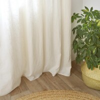 Gerster Bio-Baumwolle/Leinen-Schal Uni, 140 x 270 cm, natur (OCS)