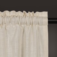 Gerster Bio-Baumwolle/Leinen-Schal Uni, 140 x 270 cm, natur (OCS)