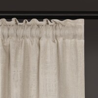 Gerster Bio-Baumwolle/Leinen-Schal Uni, 140 x 270 cm, sand (OCS)