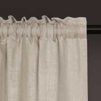 Gerster Bio-Baumwolle/Leinen-Schal Uni, 140 x 270 cm, sand (OCS)