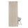 Gerster Bio-Baumwolle/Leinen-Schal Uni, 140 x 270 cm, sand (OCS)