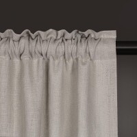 Gerster Bio-Baumwolle/Leinen-Schal Uni, 140 x 270 cm, taupe (OCS)
