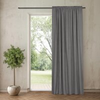 Gerster Bio-Baumwolle/Leinen-Schal Uni, 140x270 cm,...