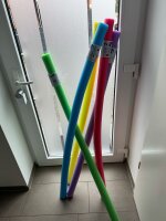 Schwimmnudel 150cm Poolnudel Schwimmhilfe Aquafitness Wassernudel Pollnudel 4er Set