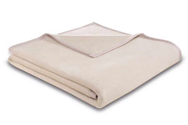 Biederlack Kuscheldecke Wohndecke 150 x 200 Zierstich Lineup green