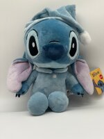 Disney Lilo und Stitch Kuscheltier Lilo und Stitch Plüschtier XXL 36 cm Stofftier Anime Kawaii Plush Stofftier Cute Plushie Halloween Weihnachten Geschenke für Kinder Stitch mit Pyjama
