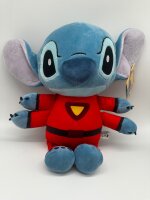 Disney Lilo und Stitch Kuscheltier Lilo und Stitch Plüschtier XXL 36 cm Stofftier Anime Kawaii Plush Stofftier Cute Plushie Halloween Weihnachten Geschenke für Kinder Stitch mit rot
