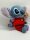 Disney Lilo und Stitch Kuscheltier Lilo und Stitch Plüschtier XXL 36 cm Stofftier Anime Kawaii Plush Stofftier Cute Plushie Halloween Weihnachten Geschenke für Kinder Stitch mit rot