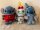 Disney Lilo und Stitch Kuscheltier Lilo und Stitch Plüschtier XXL 36 cm Stofftier Anime Kawaii Plush Stofftier Cute Plushie Halloween Weihnachten Geschenke für Kinder Stitch mit rot