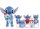 Disney Lilo und Stitch Kuscheltier Lilo und Stitch Plüschtier XXL 36 cm Stofftier Anime Kawaii Plush Stofftier Cute Plushie Halloween Weihnachten Geschenke für Kinder Stitch mit rot