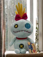 Disney Lilo und Stitch Kuscheltier Lilo und Stitch Plüschtier XXL 40 cm Stofftier Anime Kawaii Plush Stofftier Cute Plushie Halloween Weihnachten Geschenke für Kinder Stitch Voodoo Schrulle Scrump