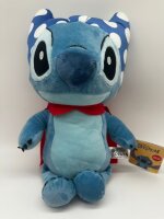 Disney Lilo und Stitch Kuscheltier Lilo und Stitch Plüschtier XXL 36 cm Stofftier Anime Kawaii Plush Stofftier Cute Plushie Halloween Weihnachten Geschenke für Kinder Stitch Umhang rot