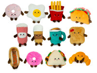 Kuscheltier Food Foodies Plüschtier XXL 20 cm Stofftier Anime Kawaii Plush Stofftier Cute Plushie Halloween Weihnachten Geschenke für Kinder Donut
