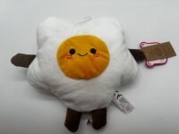 Kuscheltier Food Foodies Plüschtier XXL 20 cm Stofftier Anime Kawaii Plush Stofftier Cute Plushie Halloween Weihnachten Geschenke für Kinder Spiegelei