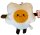Kuscheltier Food Foodies Plüschtier XXL 20 cm Stofftier Anime Kawaii Plush Stofftier Cute Plushie Halloween Weihnachten Geschenke für Kinder Spiegelei