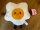 Kuscheltier Food Foodies Plüschtier XXL 20 cm Stofftier Anime Kawaii Plush Stofftier Cute Plushie Halloween Weihnachten Geschenke für Kinder Spiegelei