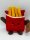 Kuscheltier Food Foodies Plüschtier XXL 20 cm Stofftier Anime Kawaii Plush Stofftier Cute Plushie Halloween Weihnachten Geschenke für Kinder Pommes